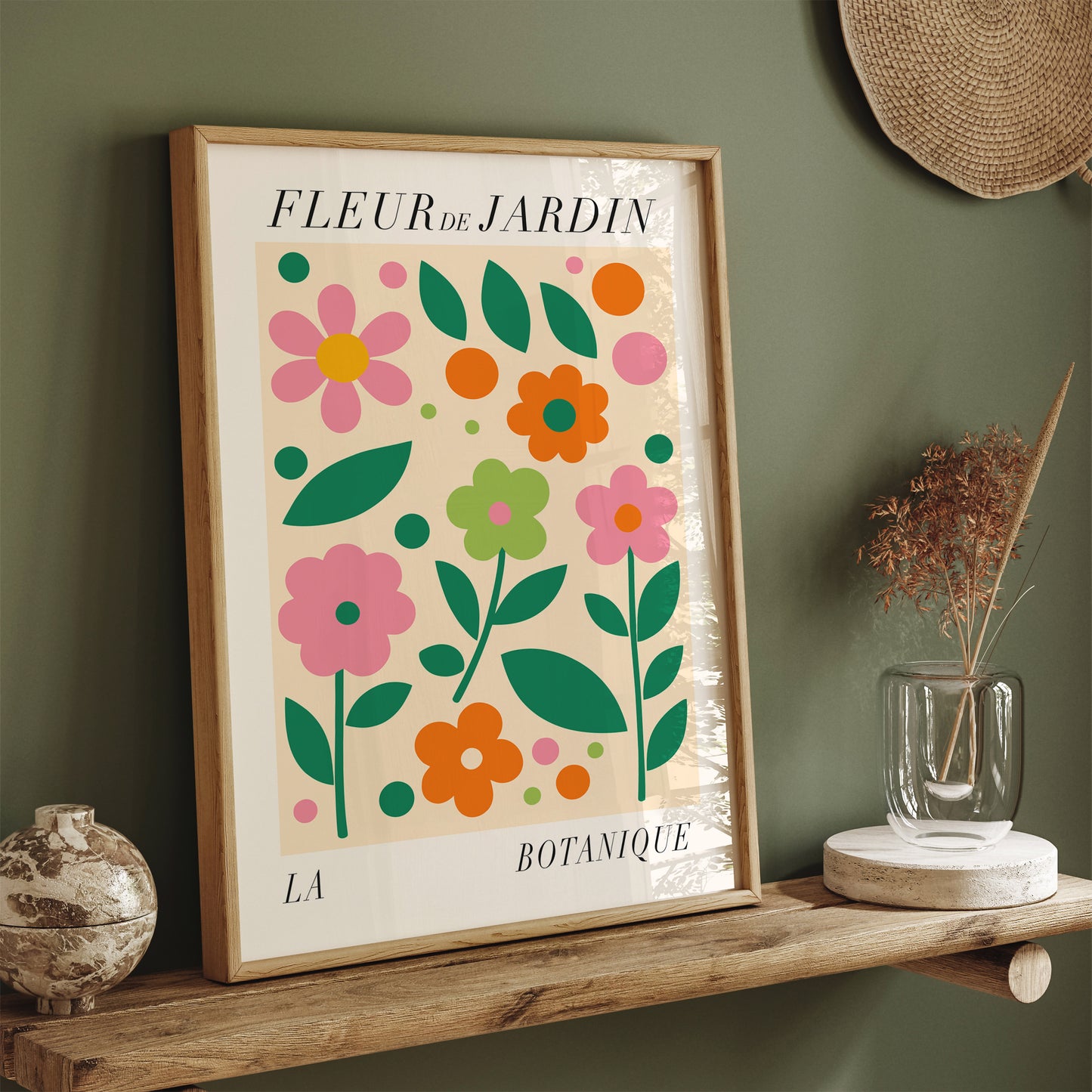 Fleur de Jardin French 2024 Collection Art Print