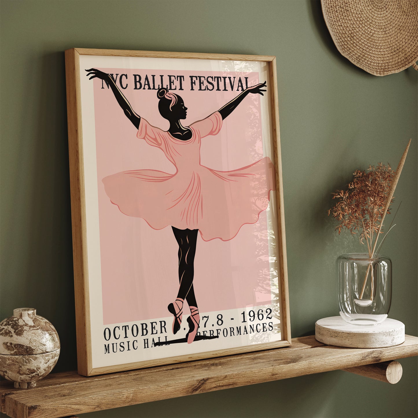 NYC Ballet Festival Wall Art Poster