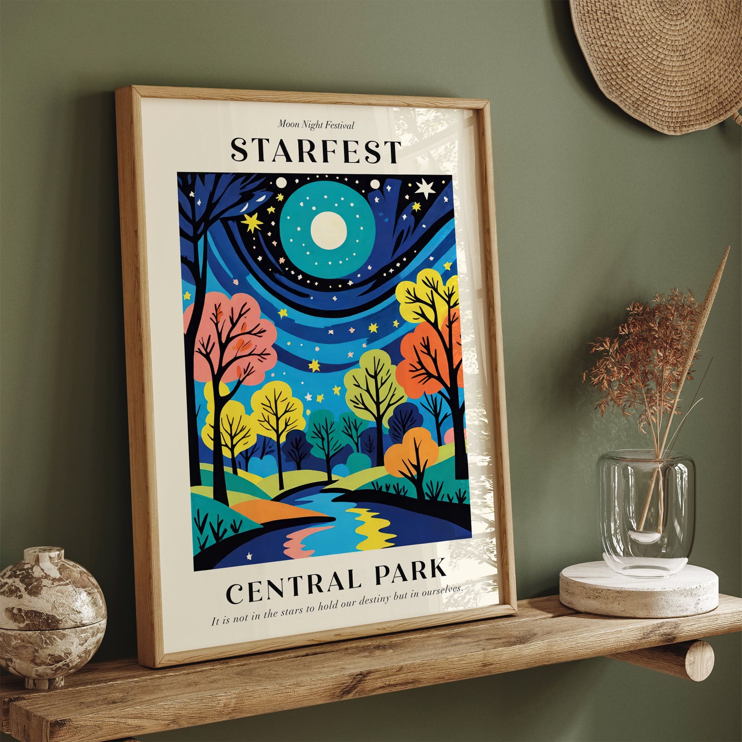 Starnight Festival NYC Art Print Wall Decor