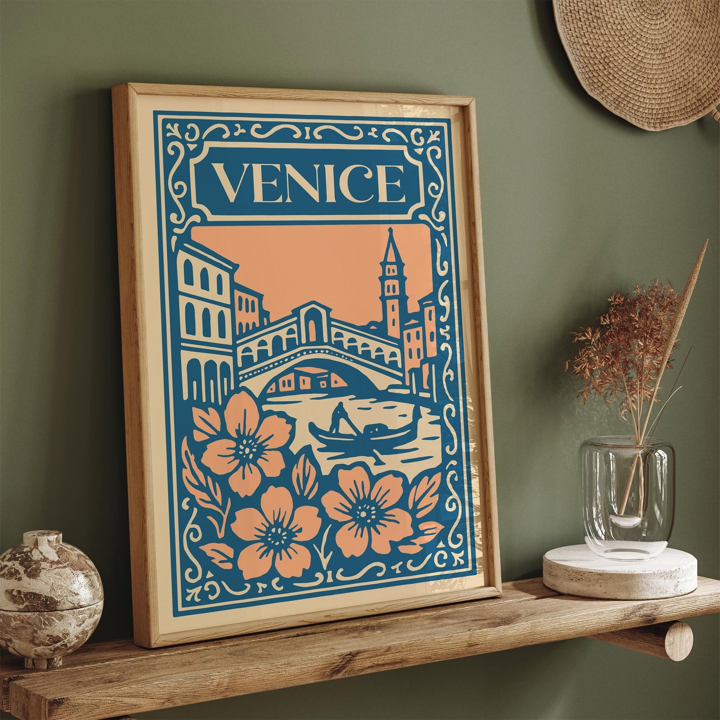 Venice Italy Travel Poster