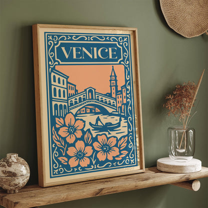 Venice Italy Travel Poster