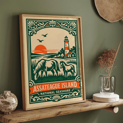 Assateague Island National Seashore Poster