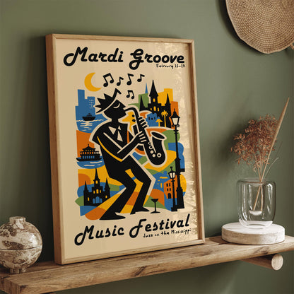 Mardi Groove New Orleans Music Festival Poster