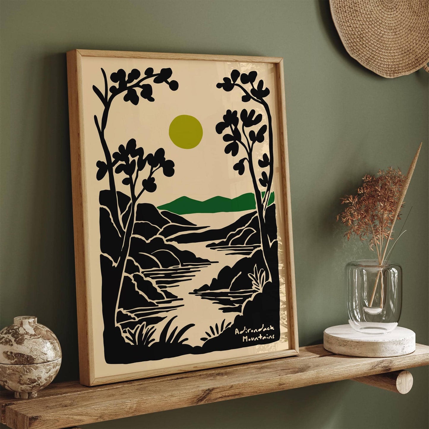 Adirondack Mountains Travel Poster