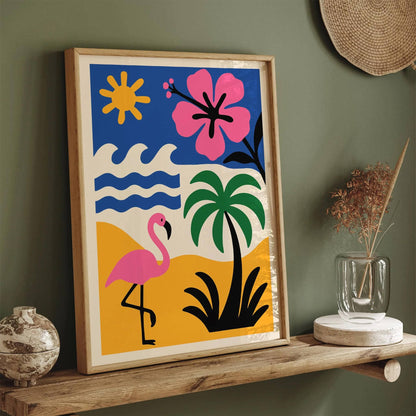 Retro Florida Travel Print – Mid Century Modern Decor
