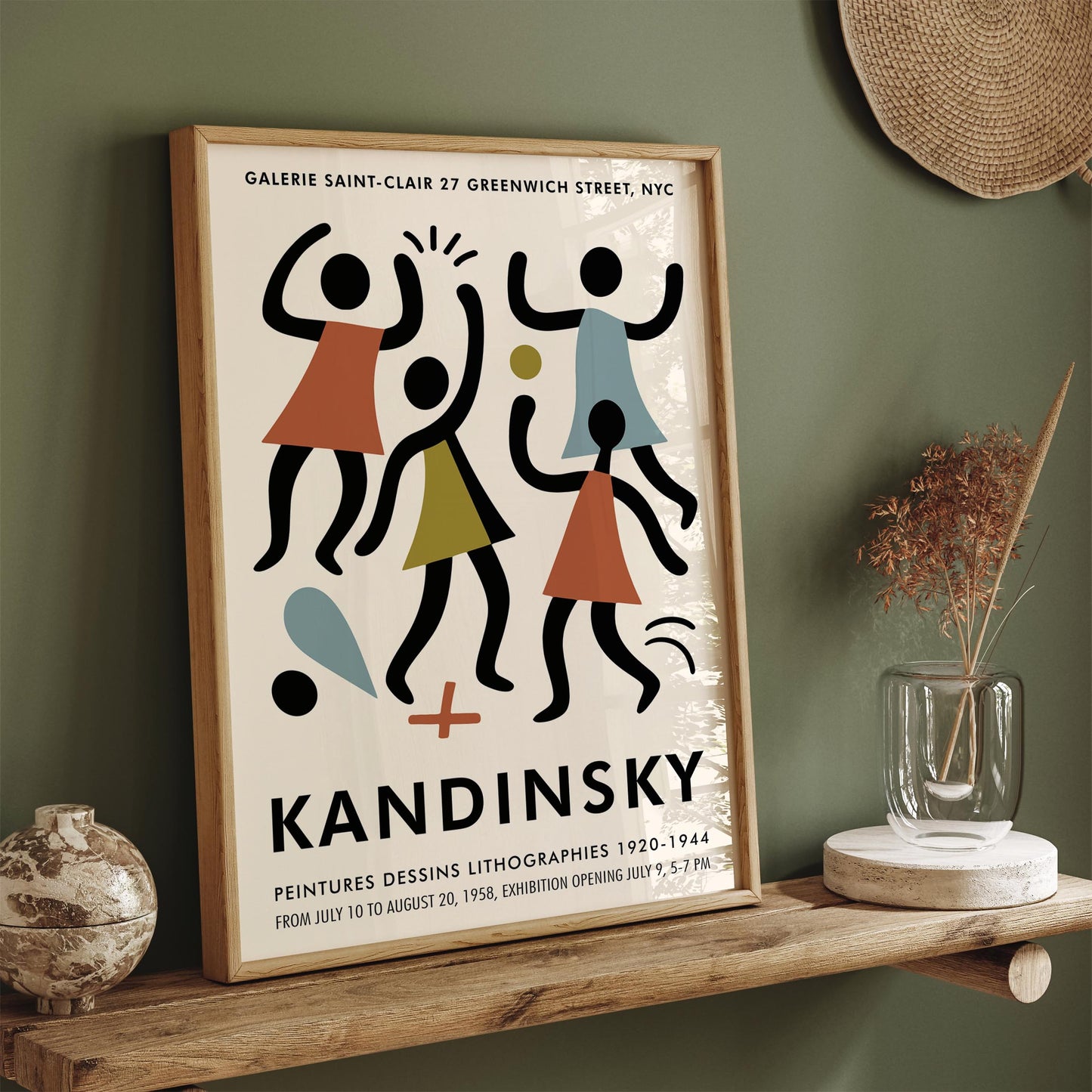 Kandinsky Exhibition Art Print