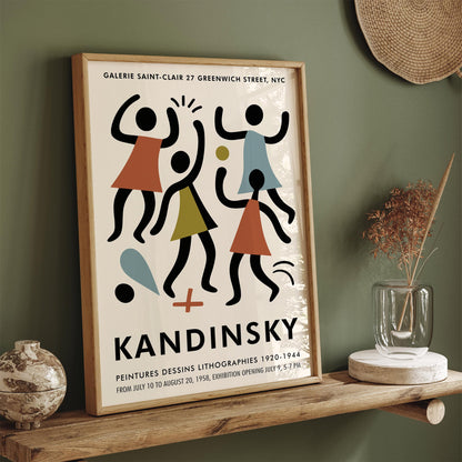 Kandinsky Exhibition Art Print