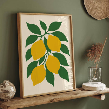 Sicilian Fruit - Lemon Art Print