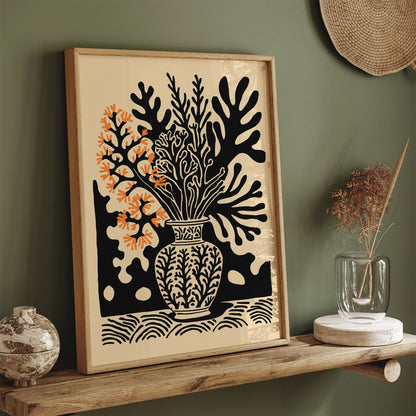 Floral Vase Art Poster