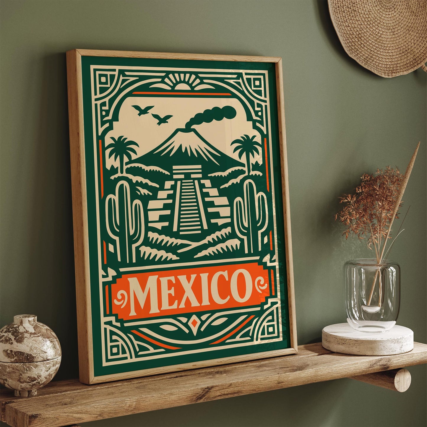 Mexico Travel Poster 2026 – Mexico Wall Art