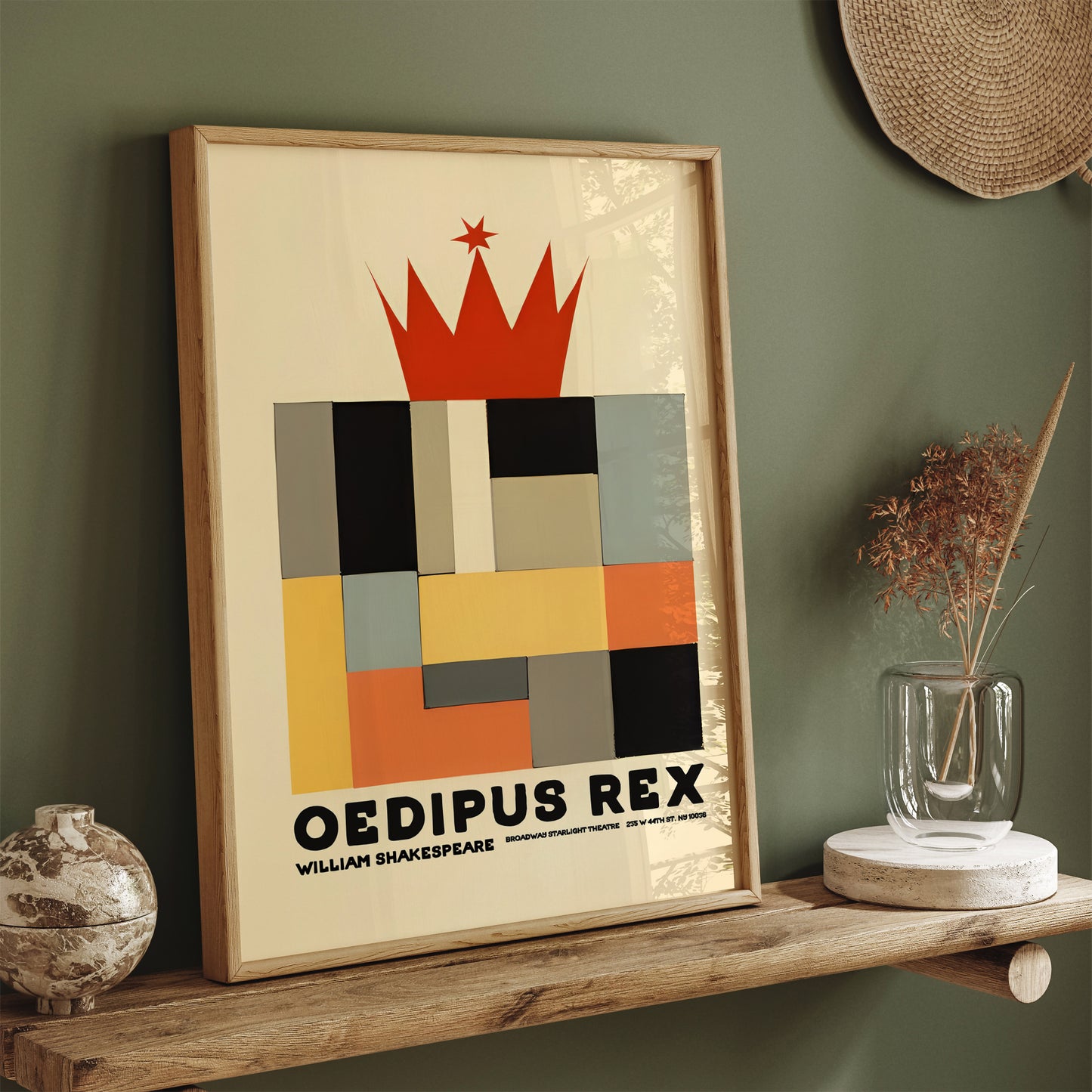 Shakespeare - Oedipus Rex - Theater Poster