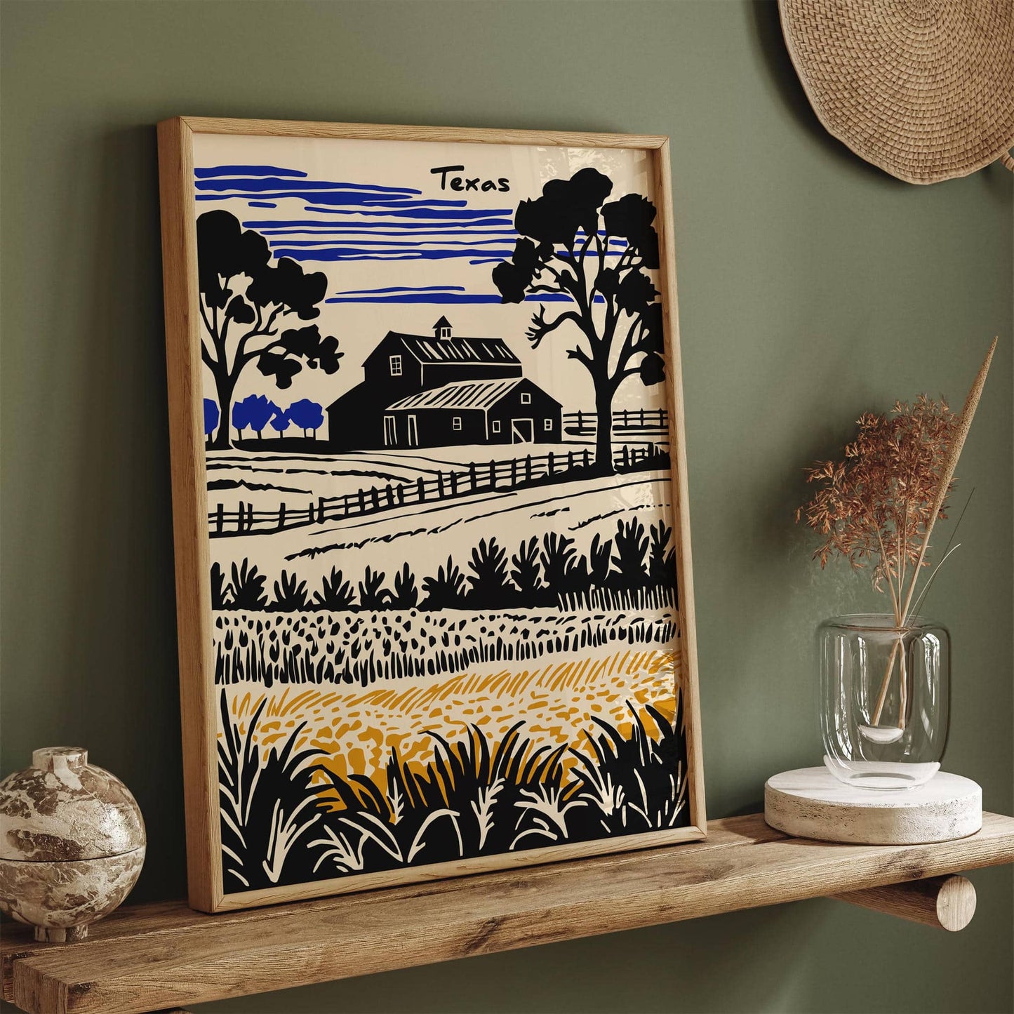 Texas Travel Poster 2025