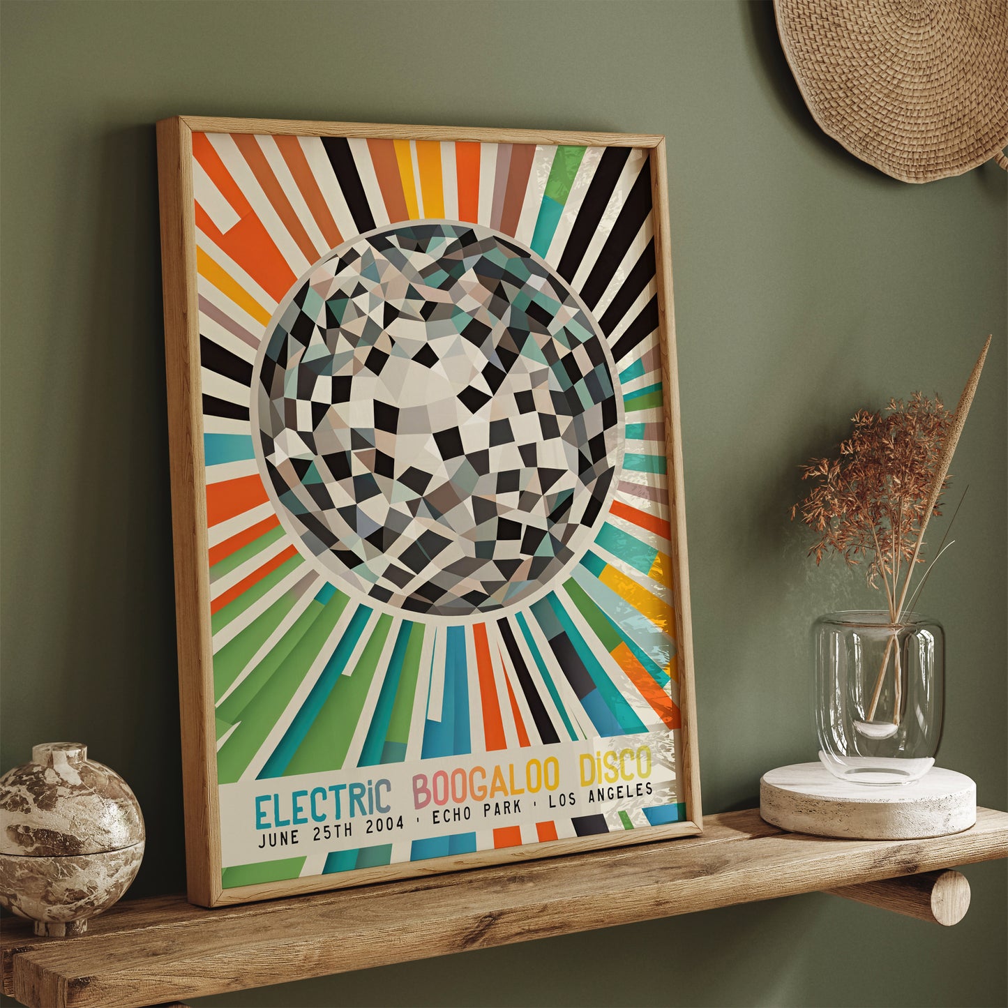 Electric Boogaloo Disco 70s Art Print