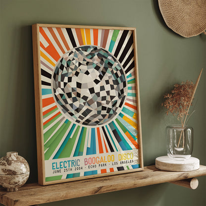 Electric Boogaloo Disco 70s Art Print