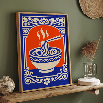 Ramen Bowl Poster - Japanese Food Wall Art