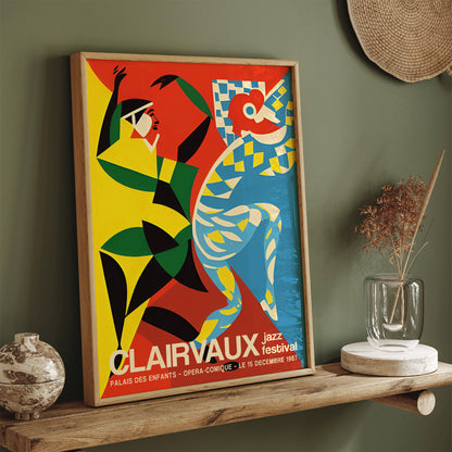 Clairvaux Jazz Festival 1987 Vintage Poster