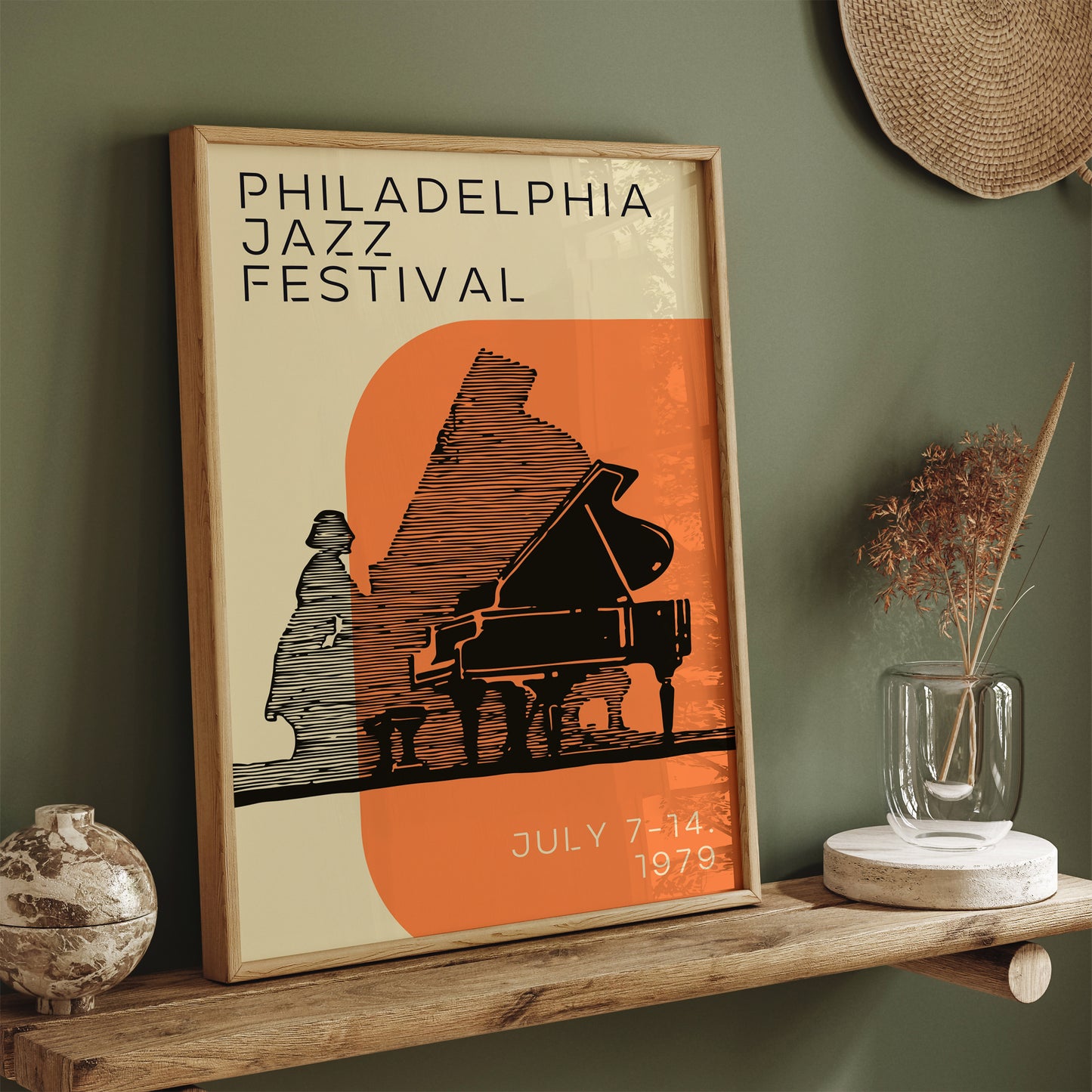 Philadelphia 1979 Jazz Festival Poster