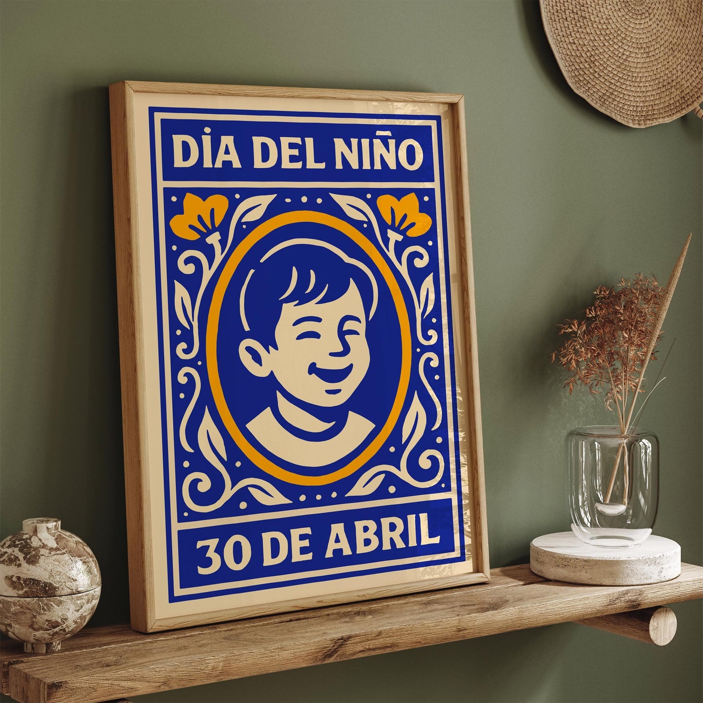 Mexican Children's Day Poster - Dia del Niño Print