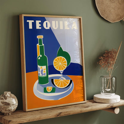 Tequila Retro Poster