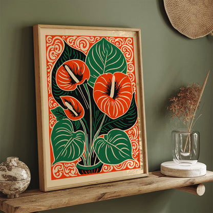 Zantedeschia Calla Flower Poster