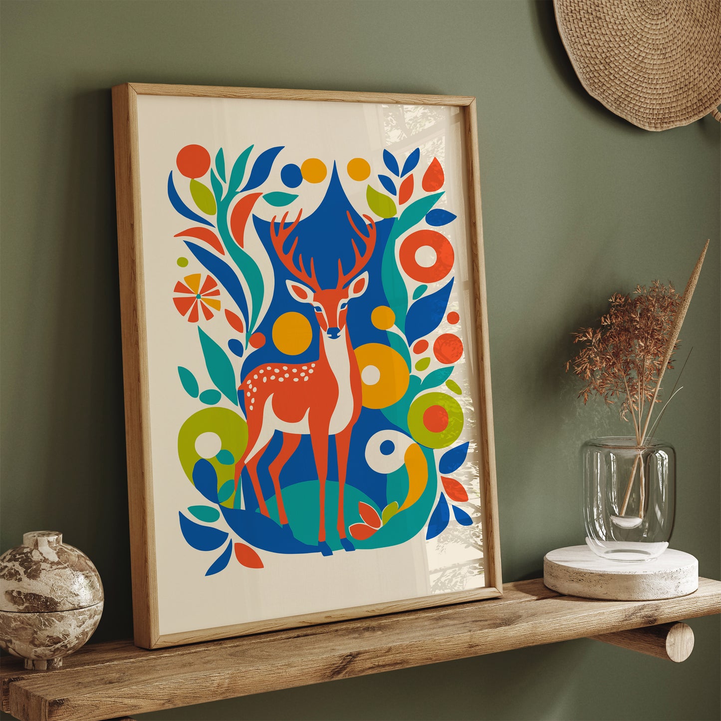 Wild Animal Cute Deer Poster