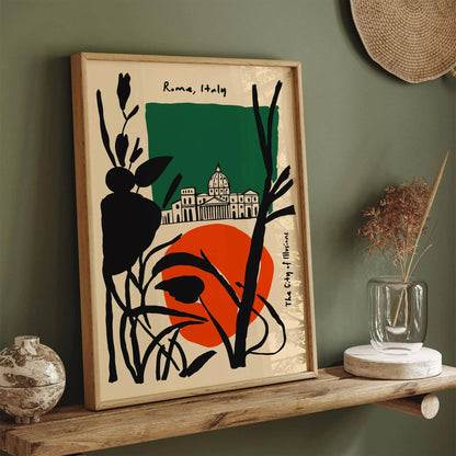 The City of Illusion Rome Italy Travel Print
