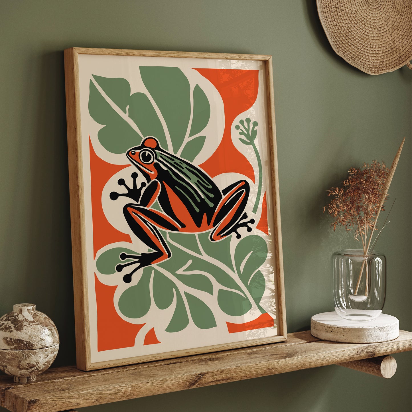 Vintage Frog Wall Art