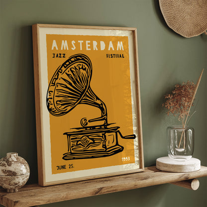 Amsterdam Jazz Festival Gramophone Psoter