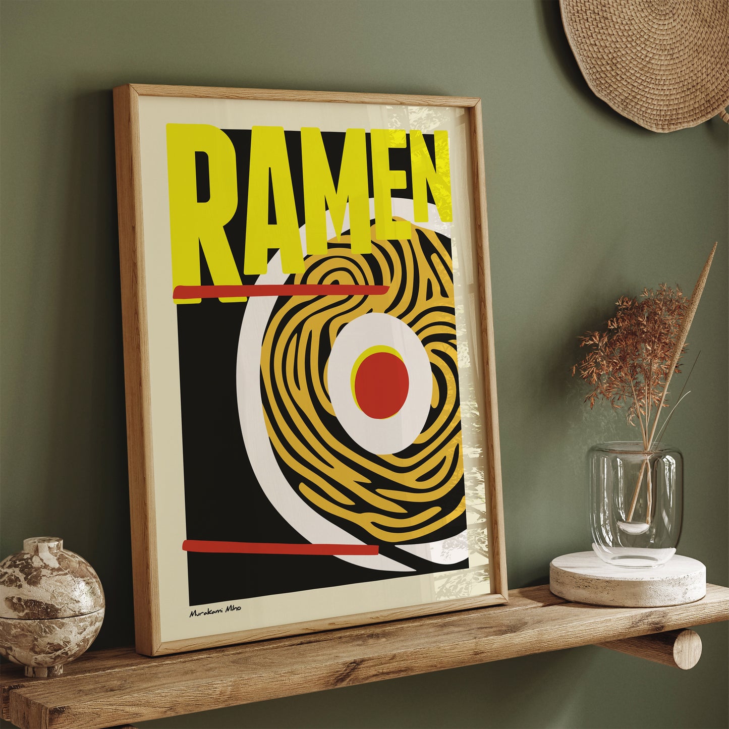 Ramen - Retro Noodles Poster