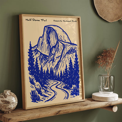 Half Dome Yosemite National Park Poster