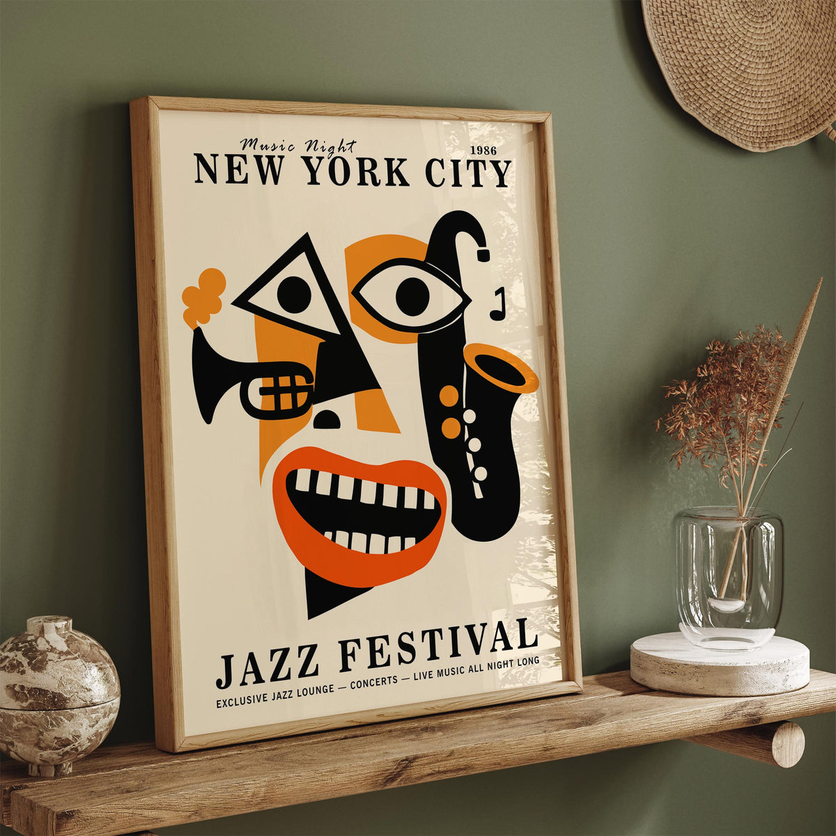 Jazz Night Music Poster