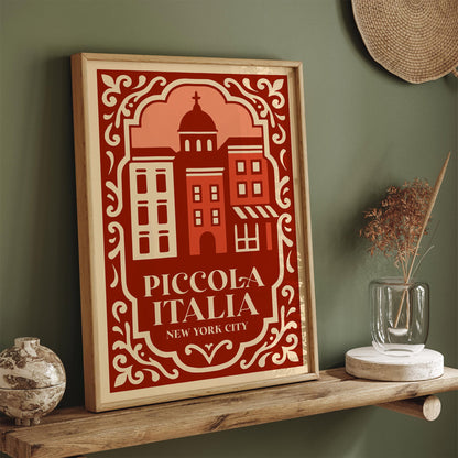 Piccola Italia New York City Poster