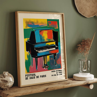 Vintage Paris Jazz Festival Poster