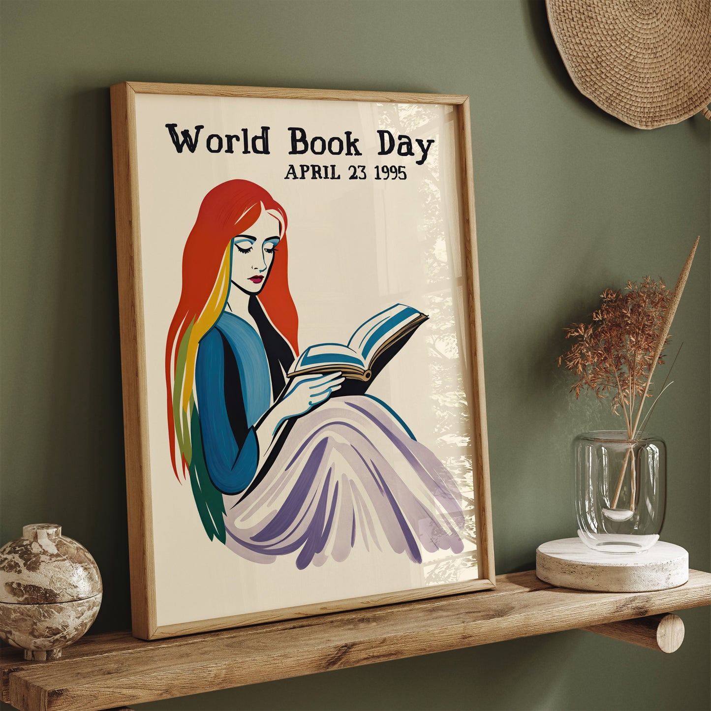 World Book Day 1995 Wall Art Poster