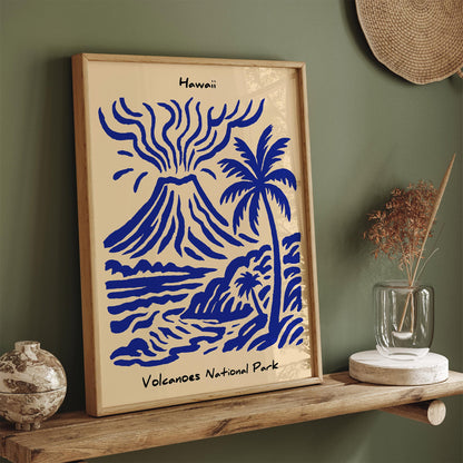 Hawaii Volcanoes National Park Poster