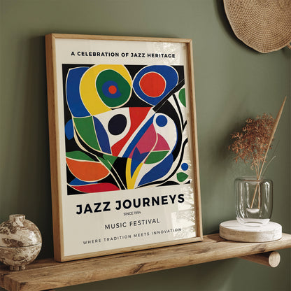 Jazz Journeys Music Festival Art Print