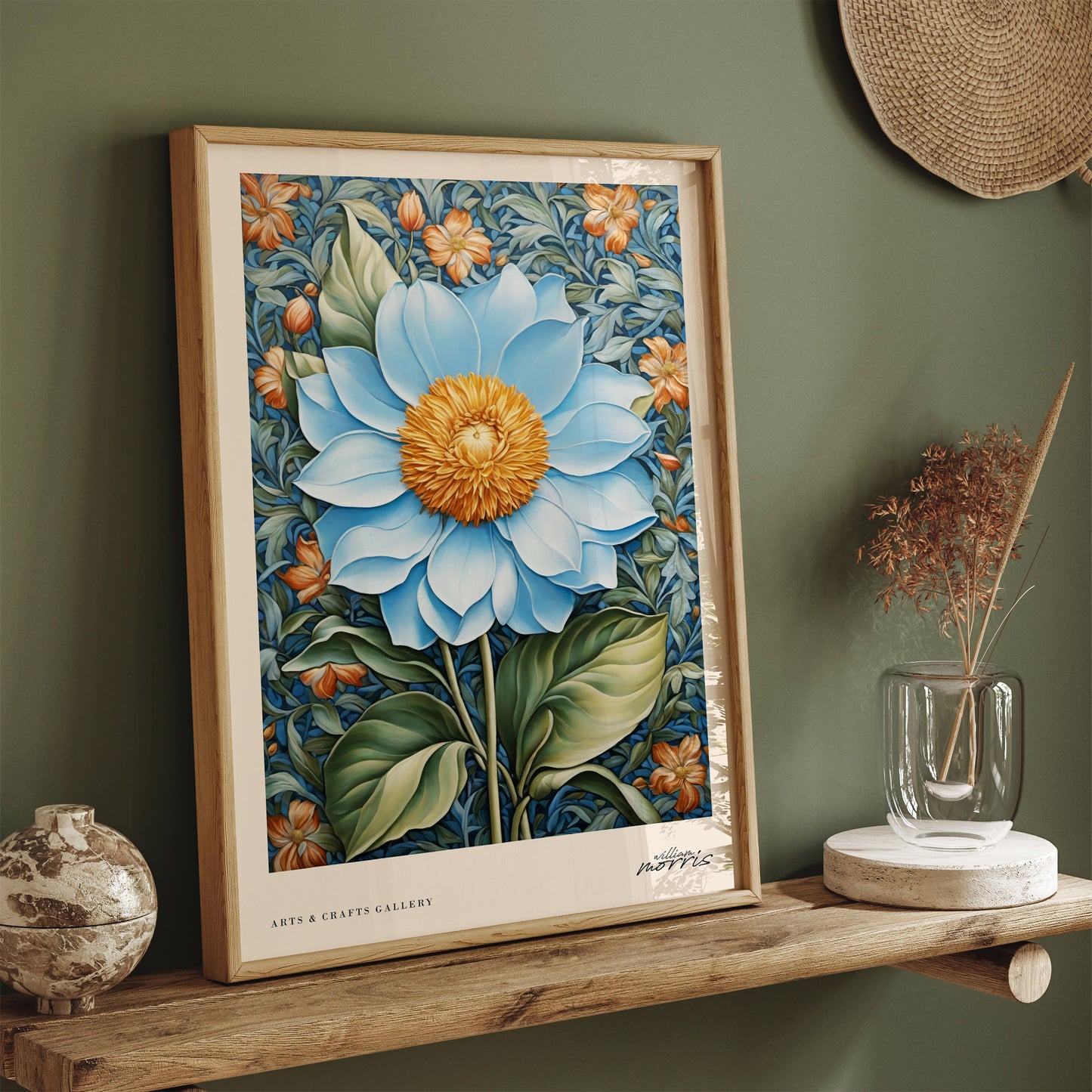 Classic Elegance: William Morris Botanical Poster