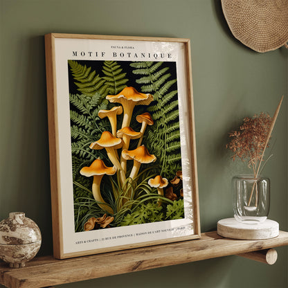 William Morris Forest Mushrooms Wall Art