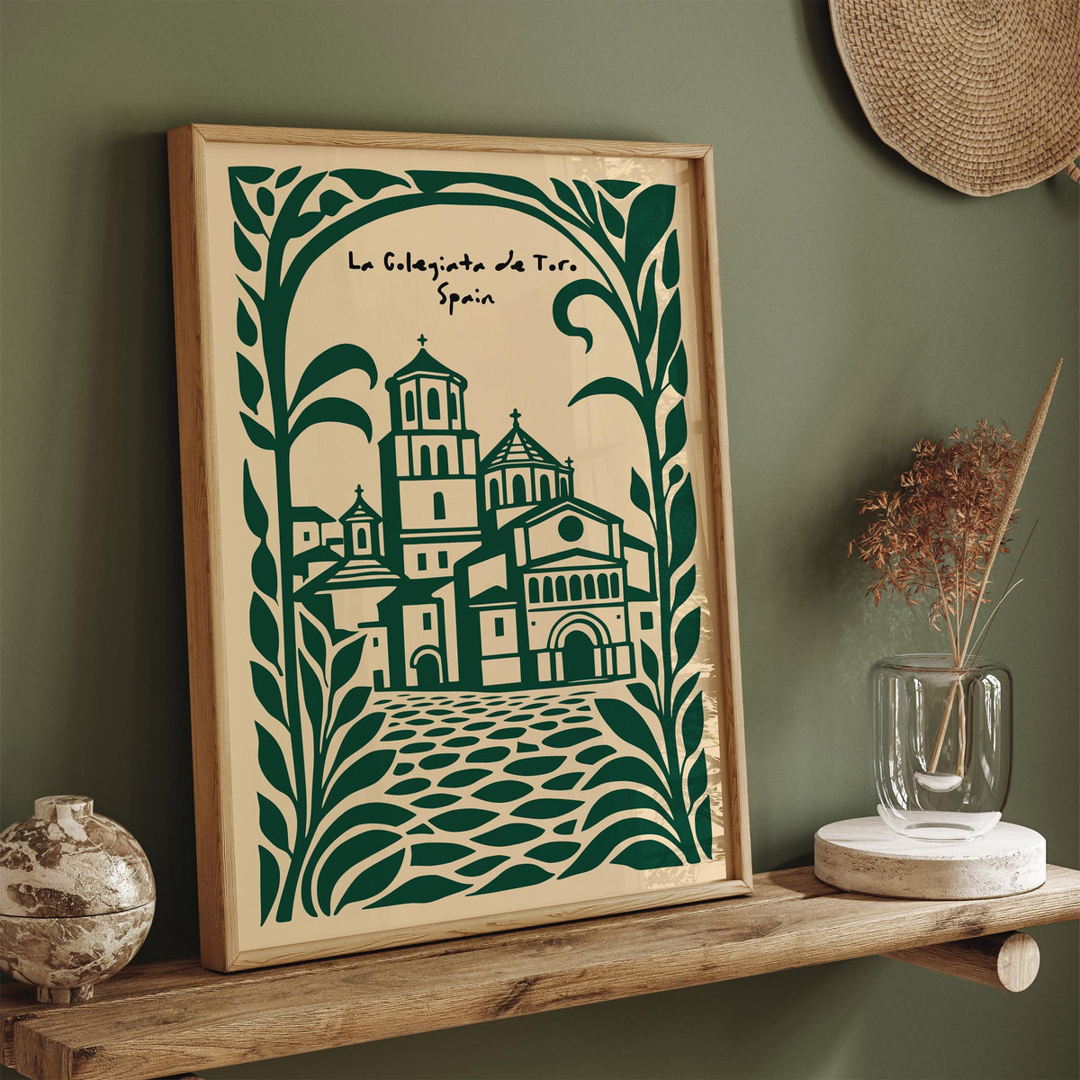 La Colegiata de Toro Spain Travel Poster