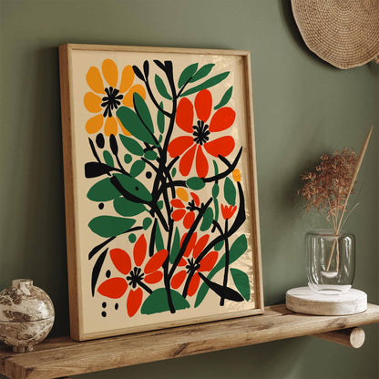 Artistic Flowers Art Print
