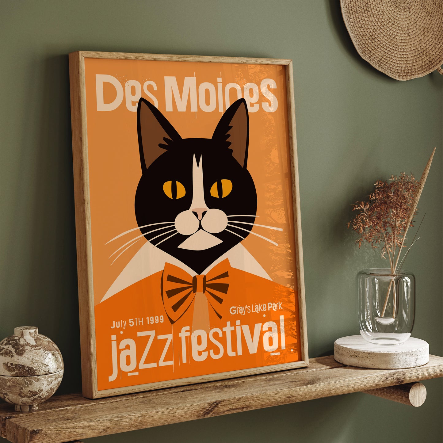 Des Moines 1999 Jazz Festival Art Print