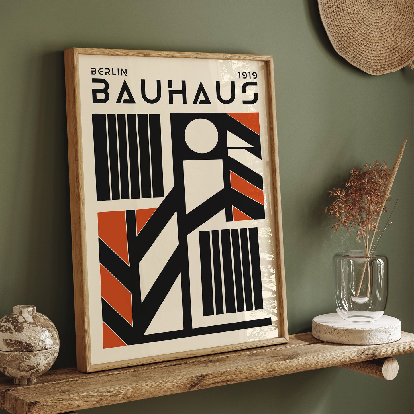 Berlin Bauhaus 1919 Office Decor Art Print