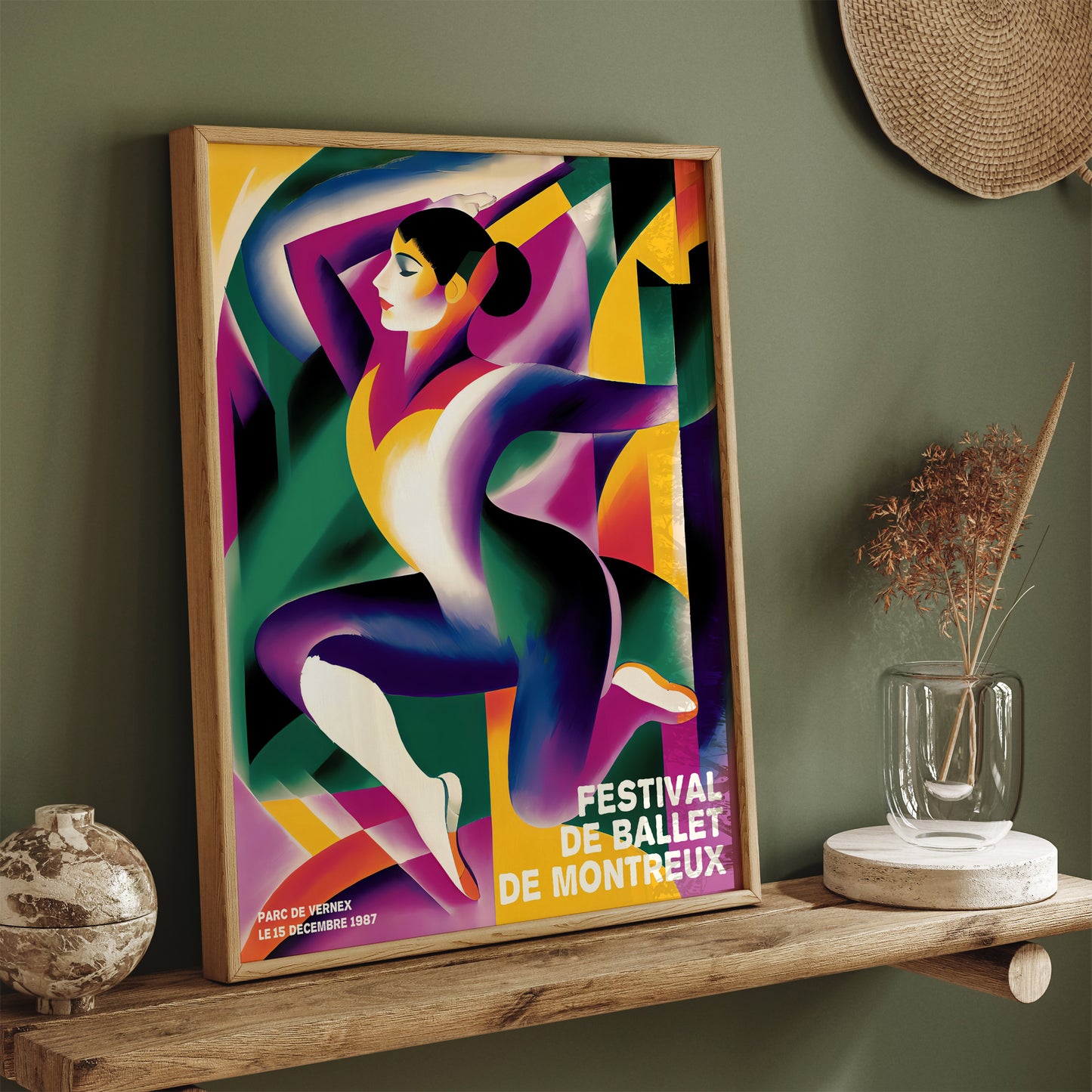 Montreux Ballerina Wall Art Print