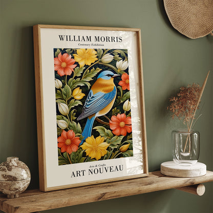 Morris Art Nouveau Bird Poster