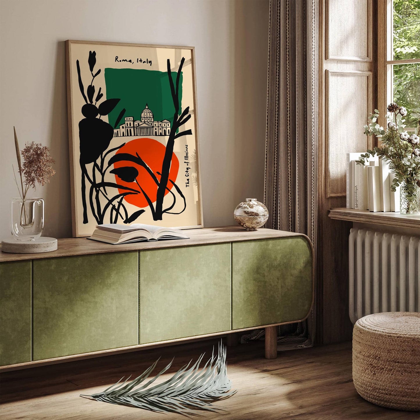The City of Illusion Rome Italy Travel Print