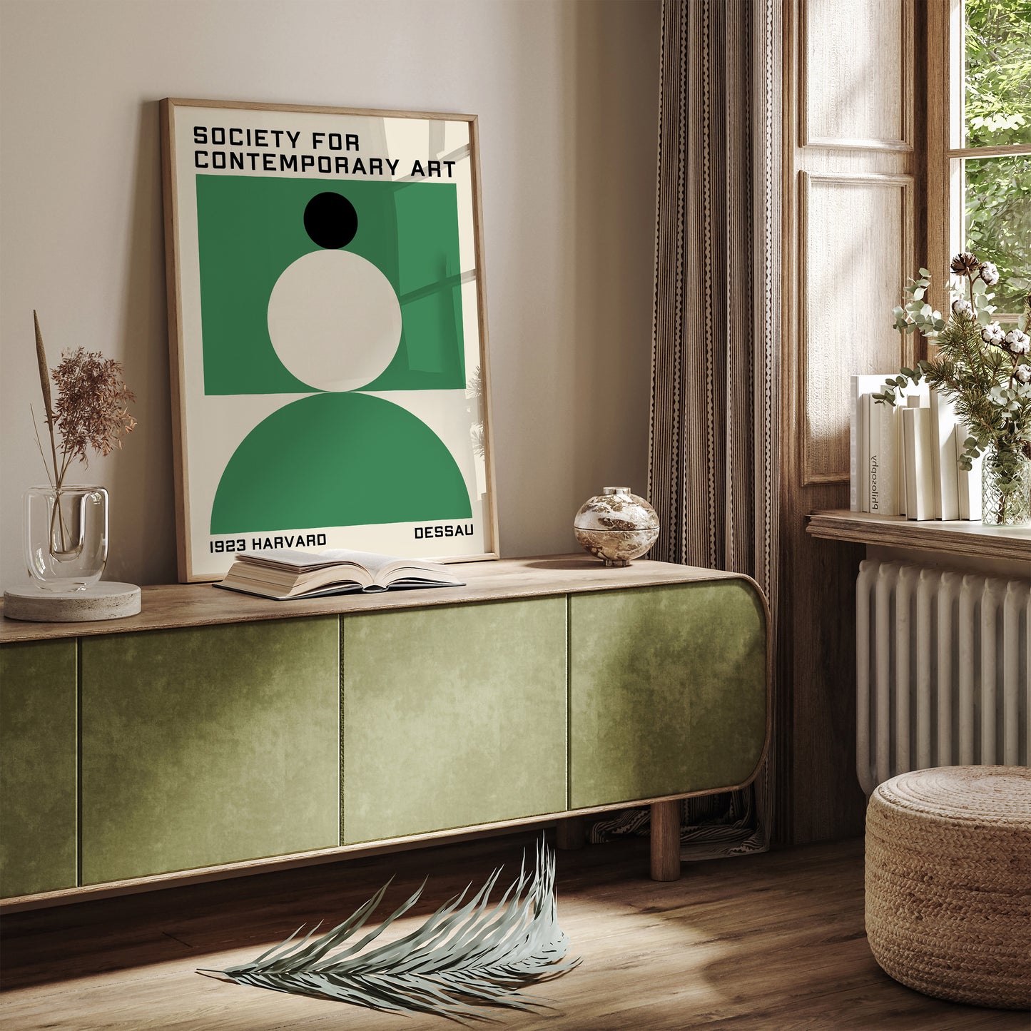 Dessau Harvard BAUHAUS Poster - Minimalist Wall Art