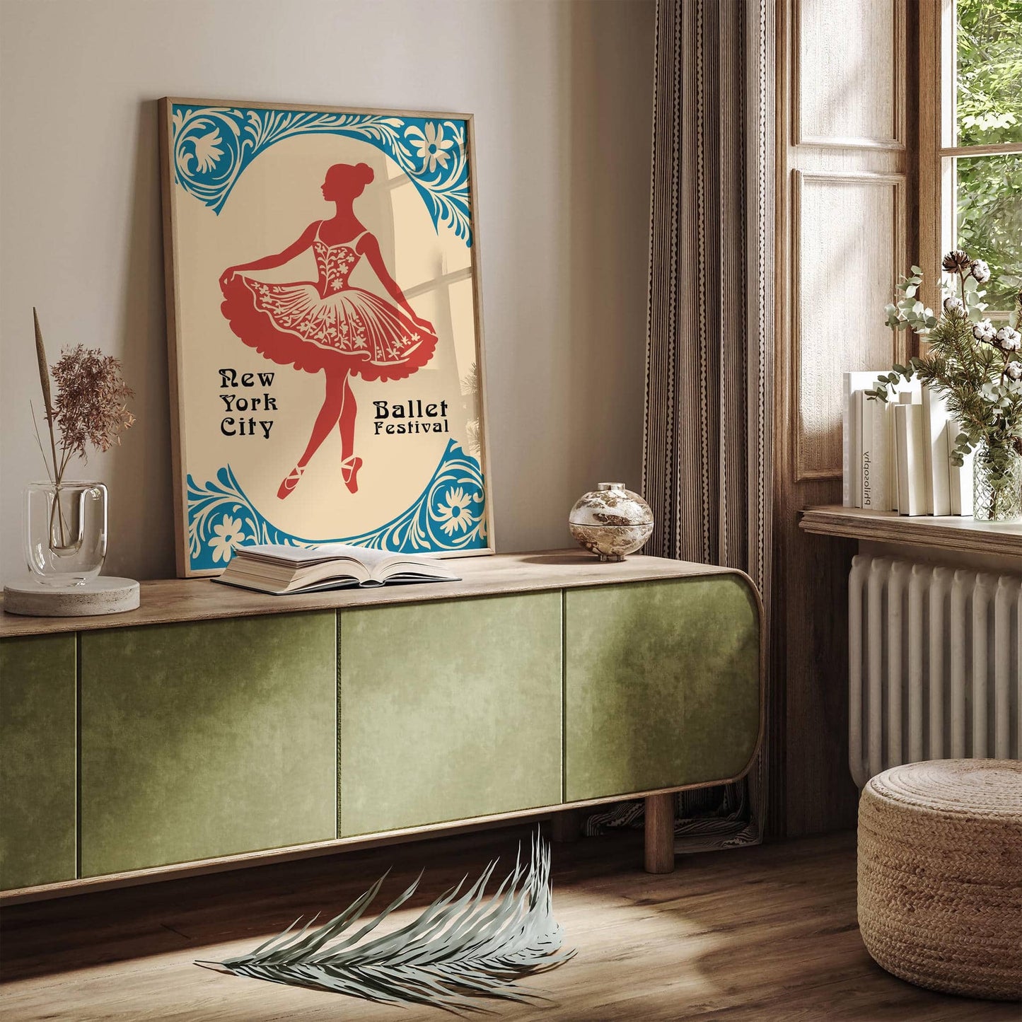 NYC Vintage Ballet Poster