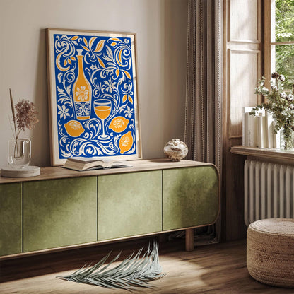 Limoncello Drink Poster