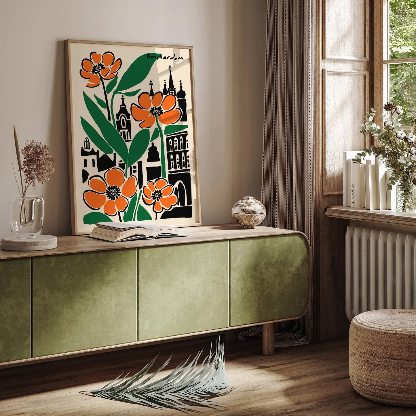 Amsterdam Cityscape Poster