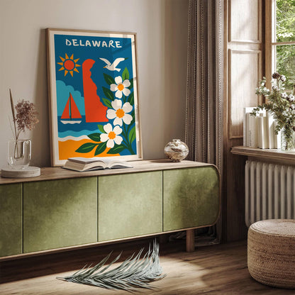 Delaware State Travel Poster